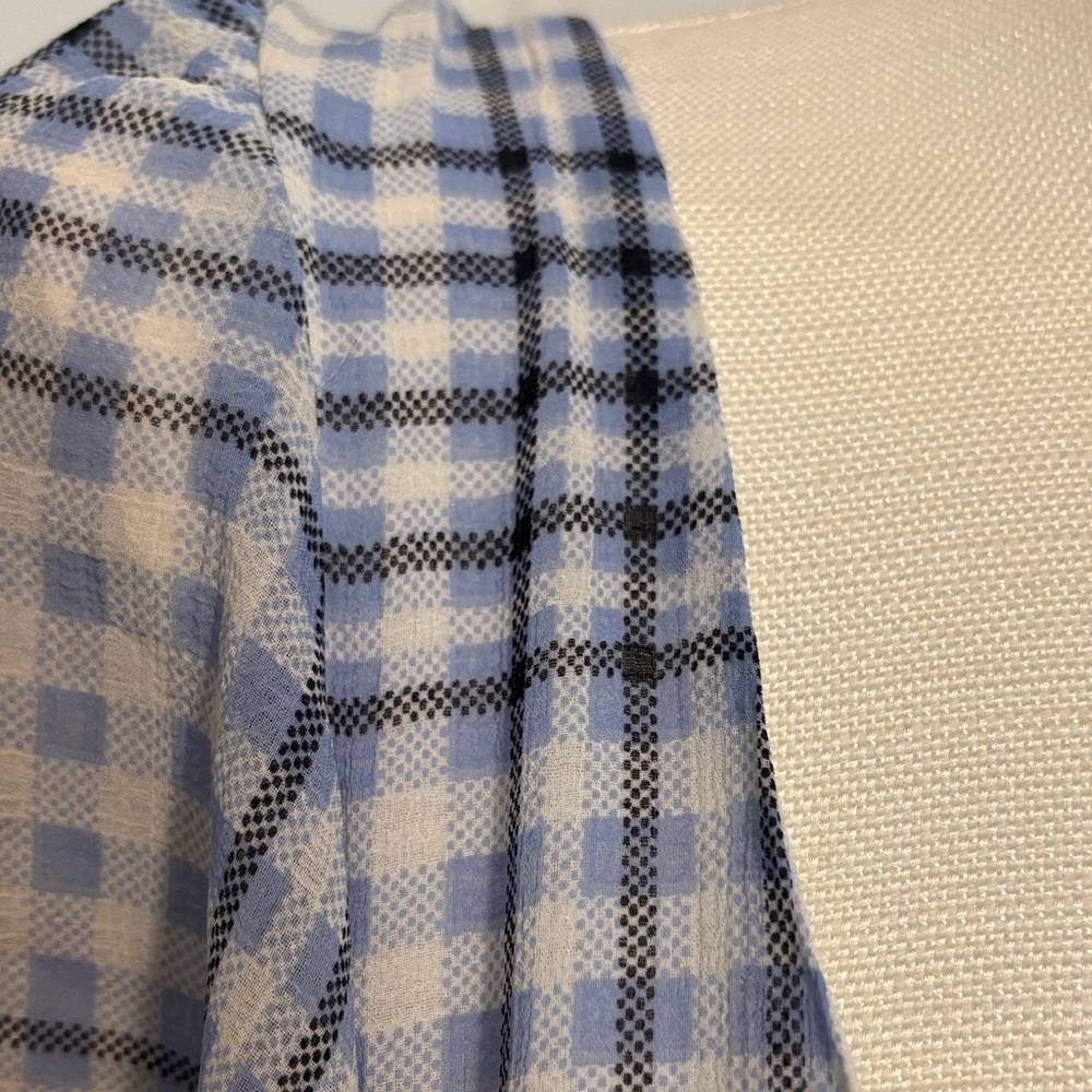 Urban Outfitters Blue Checkered Mini Dress - Picture 2 of 5